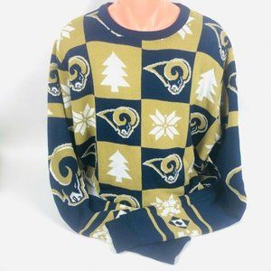 Team Apparel Mens Los Angeles Rams Pullover Sweate